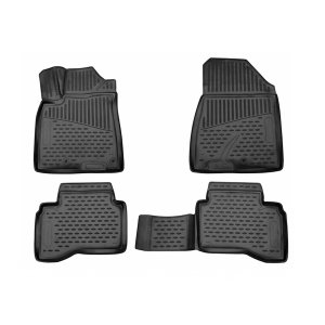 Kia Niro Plug-In Hybrid Floor Mats - Omac - Rubber TPE - Black 2017-2021